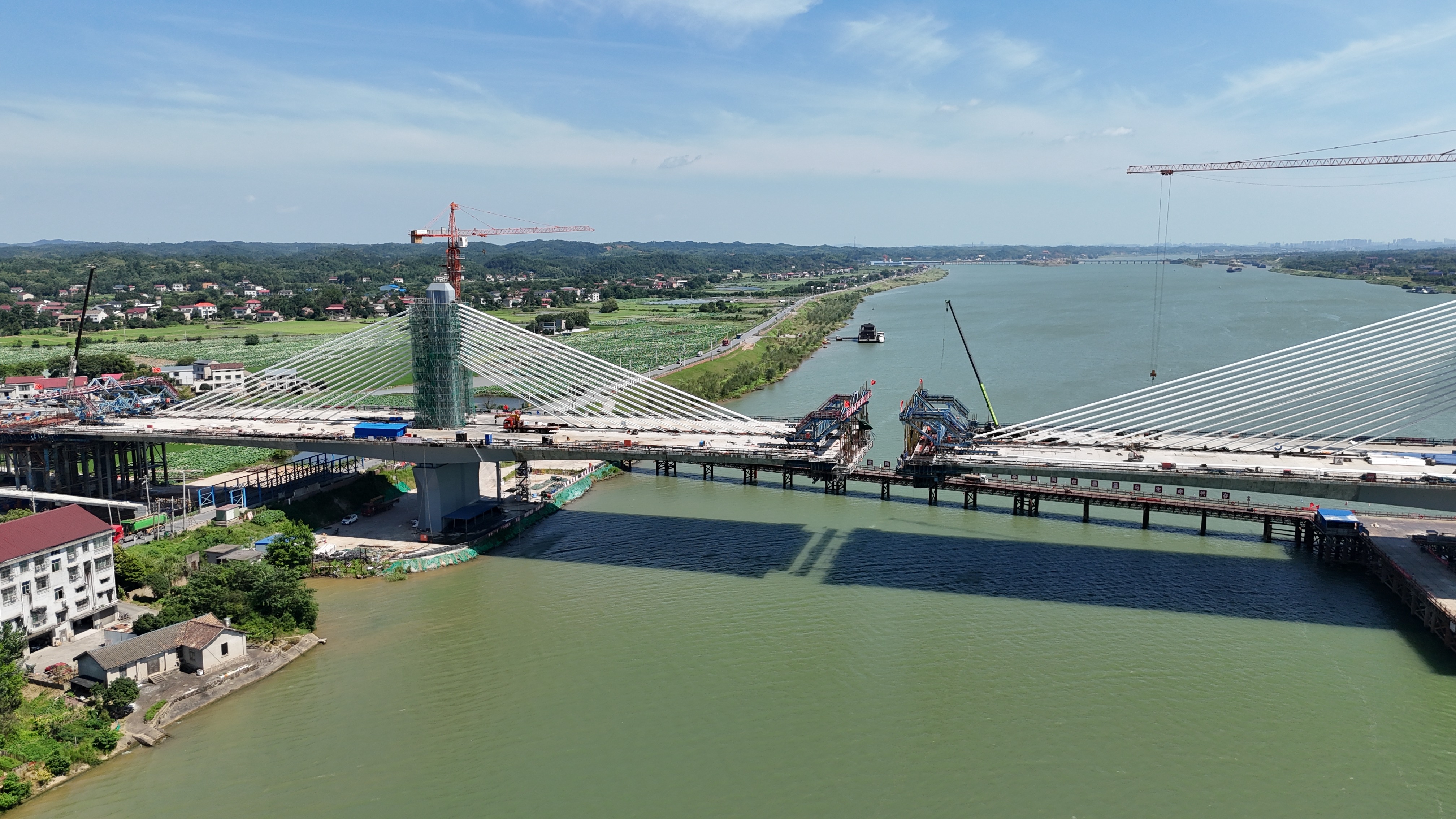 9月底 醴娄高速湘江株洲特大桥主桥合龙_经济_新闻频道_株洲新闻网