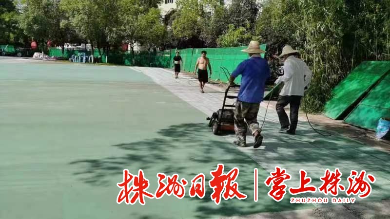 开元体育株洲一职学校运动场升级改造(图1)